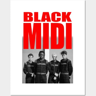 BLACK MIDI VINTAGE Posters and Art